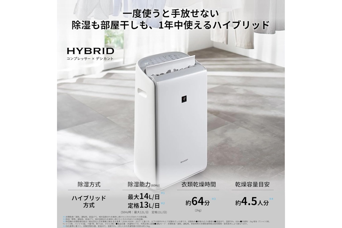 【美品！2025年製！】 SHARP 衣類乾燥除湿機 CV-RH140 概要 | CV-RH140 | 除湿機：シャープ